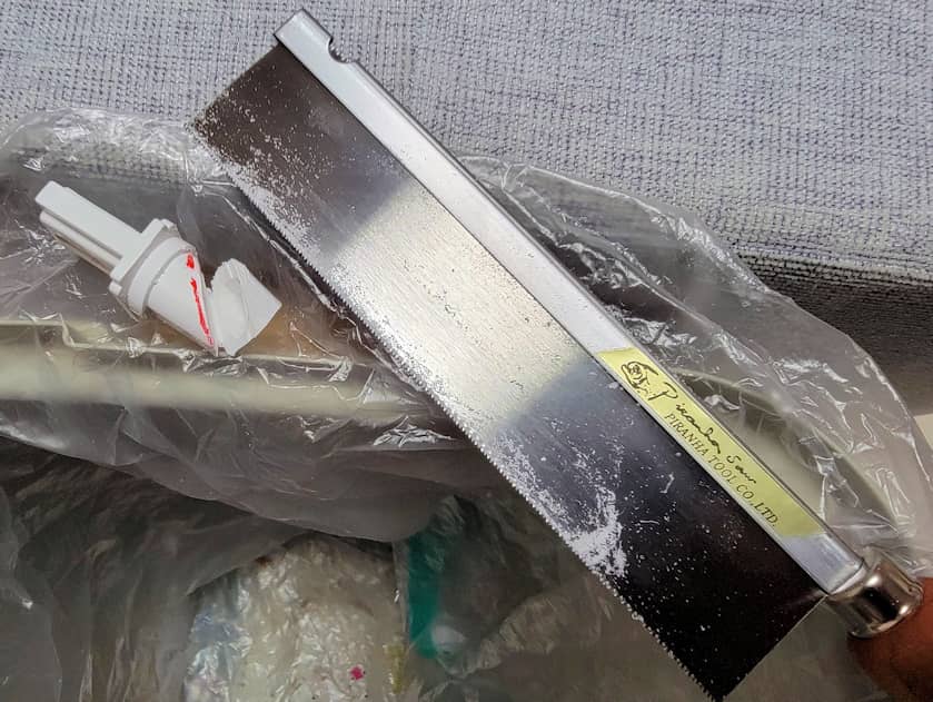 ピラニアの歯をまねて作られたのこぎり