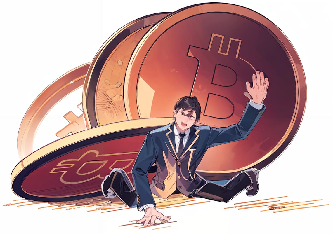 お金に押しつぶされそうな若者