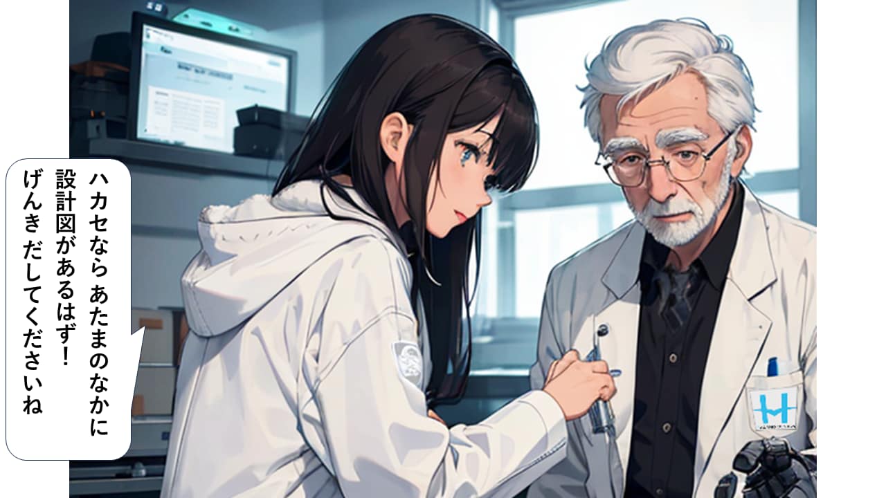 博士と助手3コマ目