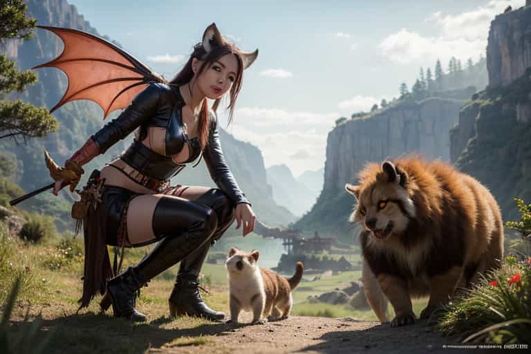 猛獣使いの竜人