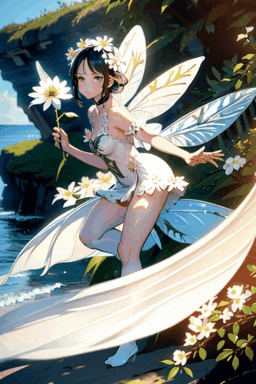 Dark Sushi Mixでビーチを飛ぶ妖精動画