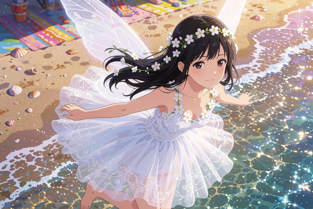 ビーチを飛ぶ妖精kreaアニメ版