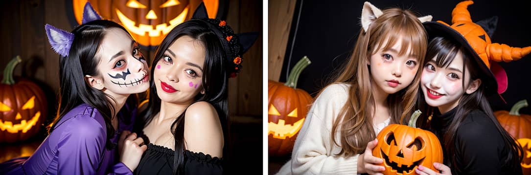 きれいめのハロウィンの夜