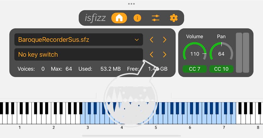 sfz対応iPadアプリisfizz