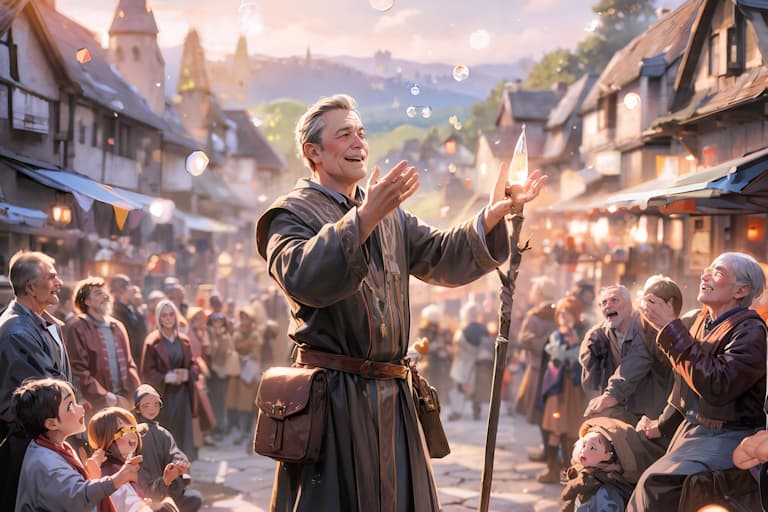 人々を幸せにする魔法老師