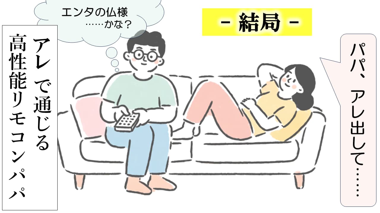 リモコン4コマ目