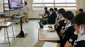 リコーダーで小鳥のさえずりを創作